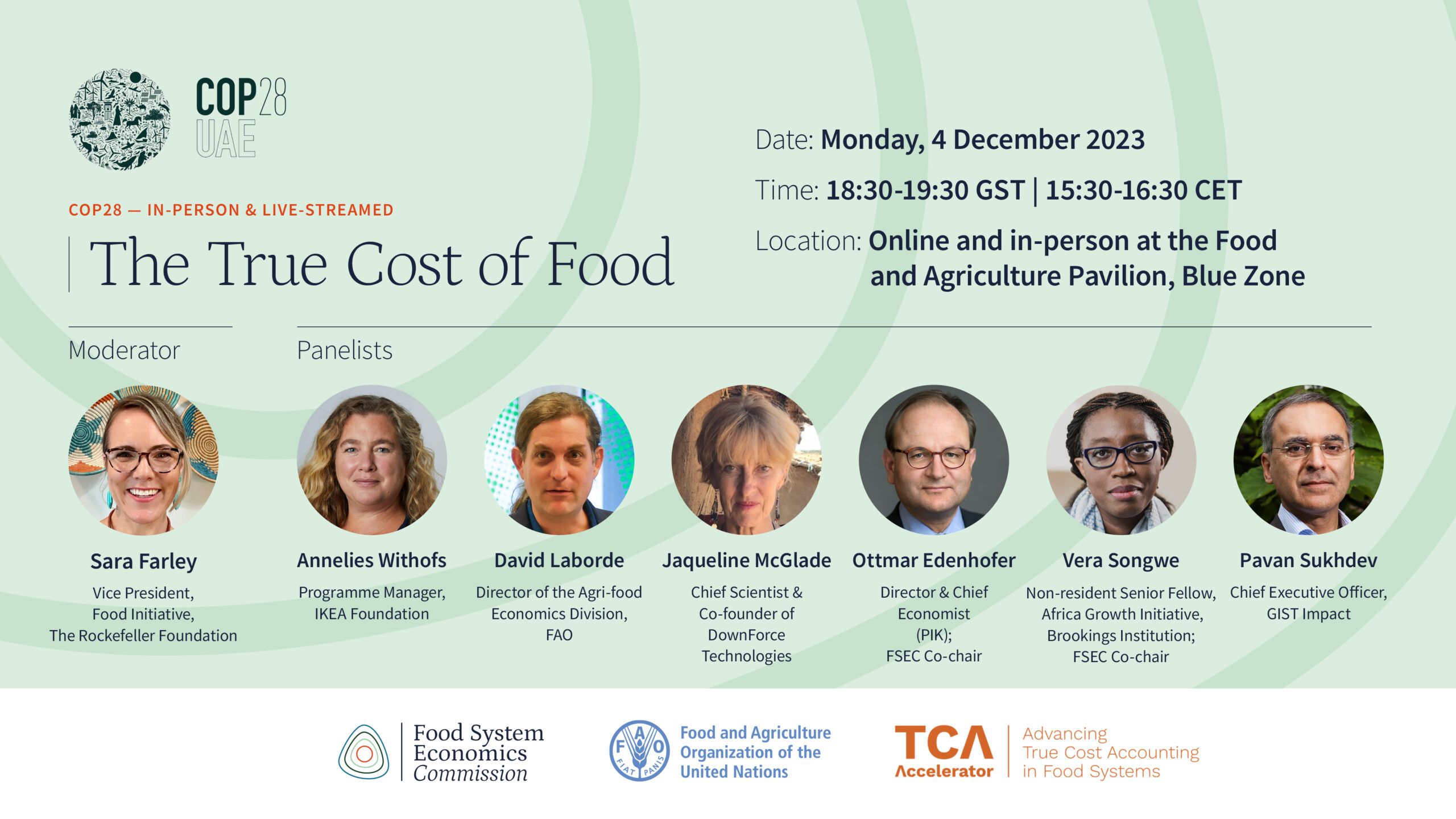 COP 28: The True Cost of Food – Driving Local & Global Food System Transformation